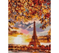  Алмазная мозаика Brushme Осенний Париж 40*50 см на подрамнике (арт. DBS1042)