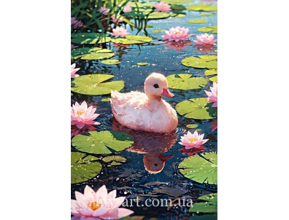 Купить Алмазная вышивка круглые стразы на подрамнике Розовая уточка (стразы AB+FD) 40 х 60 см (арт. AR-3263) без коробки Купить Алмазная вышивка круглые стразы на подрамнике Розовая уточка (стразы AB+FD) 40 х 60 см (арт. AR-3263) без коробки