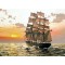 Купити Алмазна вишивка на підрамнику Корабель пливе назустріч сонцю 40 х 50 см (арт. TN944)