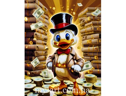 Купити Алмазна мозаїка з підрамником 50 х 40 см Маленький Дональд Дак (+ стрази AB+ FD) (арт. TNG1701) Купити Алмазна мозаїка з підрамником 50 х 40 см Маленький Дональд Дак (+ стрази AB+ FD) (арт. TNG1701)