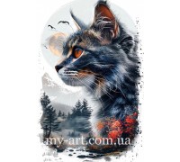 Алмазная мозаика на подрамнике Тень дикой природы (+ стразы AB + FD) 40 х 60 см (арт. TNG1763)