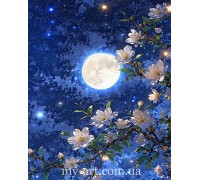 My-Art Алмазная мозаика с подрамником 50 х 40 см Летняя ночь (+стразы AB+Fairy Dust) (арт. TNG1796)