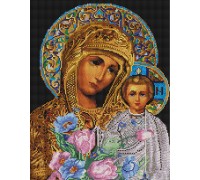 Алмазная мозаика Brushme Икона Иисус и Мария 40*50 см на подрамнике (арт. GF2777)