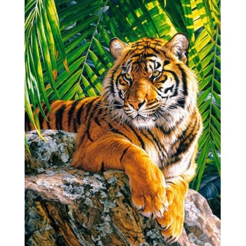Алмазная мозаика без коробки MyArt Милый хищник 40 х 30 см (арт. MA866)