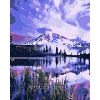 Картина за номерами ArtStory Альпійське озеро AS0261 40 х 50 см