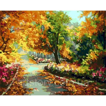 Картина по номерам ArtStory Золотая осень AS0265 40 х 50 см