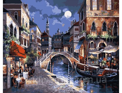Купить Картина по номерам Идейка КН1129 Вечерняя Венеция 40 х 50 см