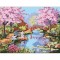 Купить Картина по номерам Идейка (КН190) Цветущая сакура в саду 40 х 50 см